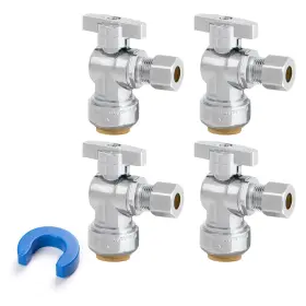 00ABA642 KAINGA Angle Valve Ptc Od Compression Pack