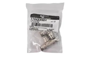 1164X4WH KIMBALL MIDWEST Push Connect Union Tee Fitting