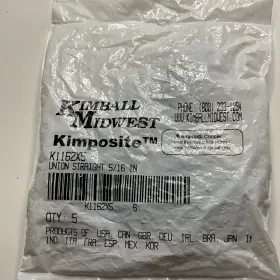 K1162X5 KIMBALL MIDWEST Pbt Push Connect Union Straight