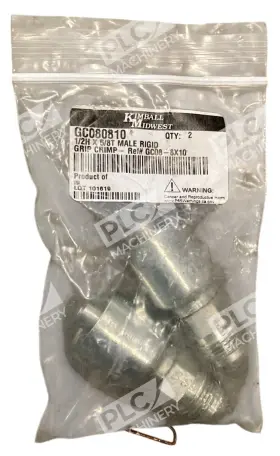 ZMJ0810 KIMBALL MIDWEST Male Rigid Grip Crimp Bag