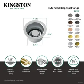 BS2002 KINGSTON BRASS Disposal Flange #3