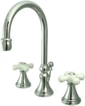 KS2981PX KINGSTON BRASS Governor Lavatory Faucet Pop Up Cross