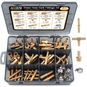 K-BF-BARB-80PCS-KIT KOOTANS Crimp Hose Barb Fittings