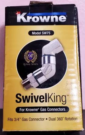 SW75 KROWNE Swivel Gas Connector Hose Taiwan
