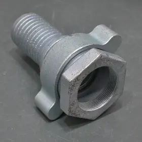 GJ-300 KURIYAMA Hose Spud Fitting Barbed Stem Npt Wing Nut