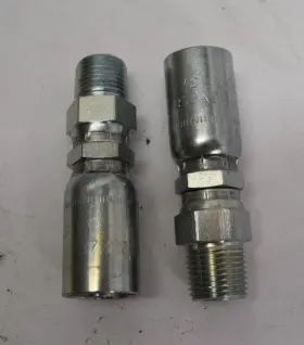 MPX-08-08 KURT Hydraulic Crimp Fitting Male Npt Hose Barb