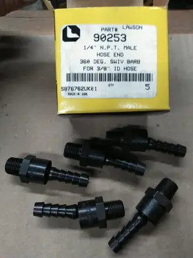 90253 LAWSON Box Swivel Hose Barb Npt