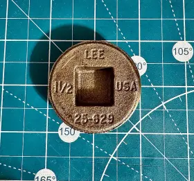 25-629 LEE BRASS Countersunk Square Drive Pipe Plug