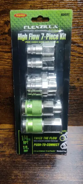 A53457FZ Flexzilla Pro High Flow Coupler Plug Npt Kit