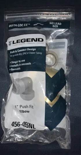456-055NL LEGEND Lead Push Coupling
