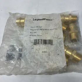 450-754P LEGEND PRESS Male Adapter
