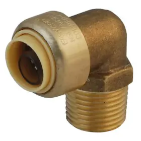456-075NL LEGEND VALVE Push Mnpt Elbow
