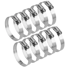 B07KBWGVVV LOKMAN Pack Steel Hose Clamps Worm Gear Duct