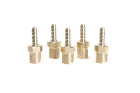 Ltwfitting Hf39182205 Brass Barbed 1/8 Inch X1/8 Male Npt Pack Of 5 Fulfilled By Amazon