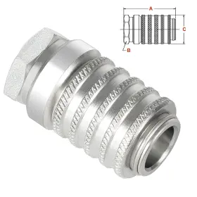 MEU2104001 M-TOOLS Port Diagnostic Coupler Nptf Thread