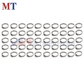 MT163715 MACHINE-TOOLS Pack Steel Clamp Cinch Ring Crimp #3