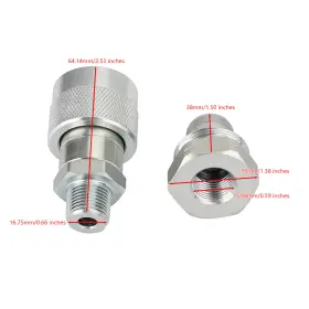 I020-A018 MADHORNETS High Pressure Hydraulic Coupler Set Npt #2