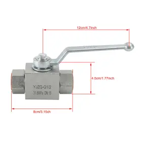 I020-A025 MADHORNETS Hydraulic Valve Khb Ball Npt High Yu #3