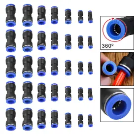 I020-A035 MADHORNETS Straight Pneumatic Connectors Release