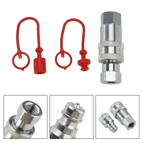 I020-A061 MADHORNETS Npt Hydraulic Connect Coupler Male