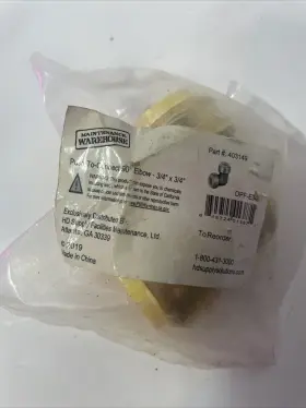 403149 MAINTENANCE WAREHOUSE Push Connect Elbow