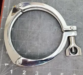 4DOUBLE MEISSNER Sanitary Double Hinge High Pressure Clamp