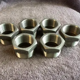 1-1-2 MERIT BRASS Mnpt Fnpt Steel Reducing Bushings