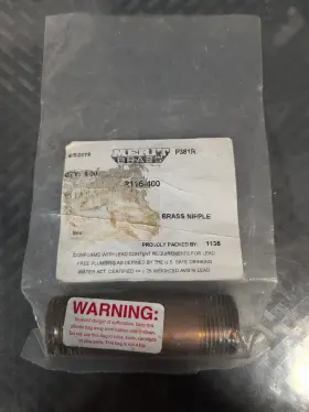 2116-400 MERIT BRASS Pipe Nipple