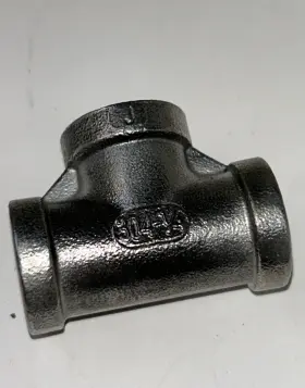 K406-04 MERIT BRASS Banded Tee Fnpt Steel Nop