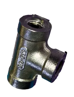 KI-316 MERIT BRASS Steel Npt Pipe Fitting Tee Female #3