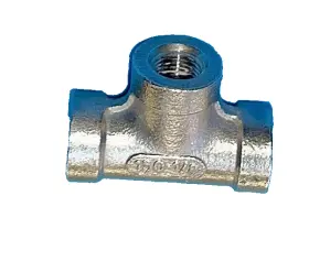KI-316 MERIT BRASS Steel Npt Pipe Fitting Tee Female