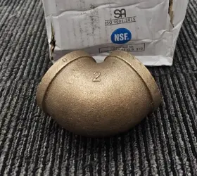 XNL101-32 MERIT BRASS Deg Pipe Elbow Nominal Fnpt End
