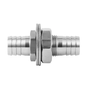 ML-01140-SBF METALAND Steel Hose Barb Bulkhead Fitting