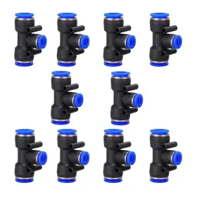 ML-06620-PTP METALAND Od Push Connect Tee Fitting Tube