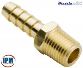 125-5D METTLEAIR Hose Barb Npt Male Straight Fitting #2