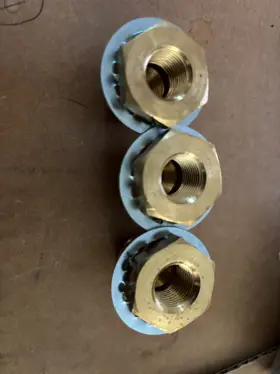 28303 MIDLAND METALS Pipe Fitting Bulkhead Anchor Tank Npt