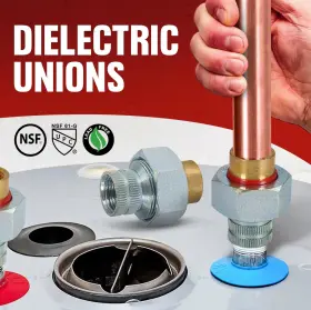 EVGG0114-OM-5 MIDLINE VALVE Dielectric Union Pipe Fitting Fip #2