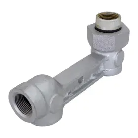 804595979693 MIDLINE VALVE Inlet Top Outlet Meter Bar Steel