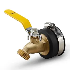 XUD112 MIDLINE VALVE Sillcock Hose Ball Lever Handle Draining