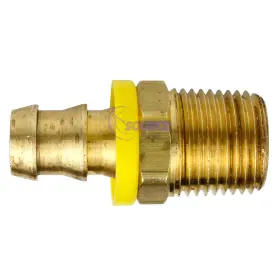 1704-8 MILTON Lock Push Fitting Male End Hose