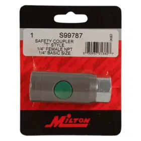 S-99787 MILTON Npt Safety Coupler Body