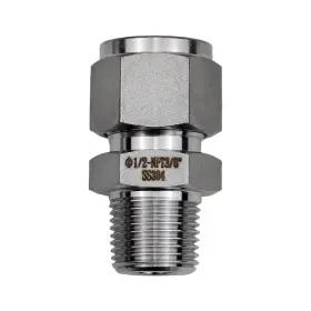 658370705911 MOGANKEY Steel Compression Fitting Tube Od Npt