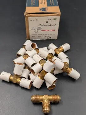 A-342 MUELLER Streamline Union Tees Flare
