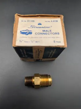 A-4739 MUELLER Male Connectors Flare Mpt Box
