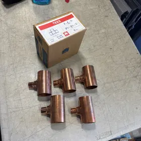 W40106 MUELLER Streamline Wrot Copper Tee Solder
