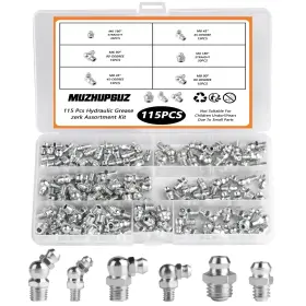 053-MZL-US MUZHUPGUZ Grease Fittings Hydraulic Zerk Kit