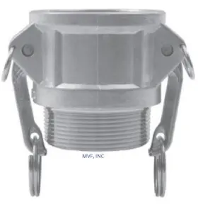 B125IAL MVF Camlock Female Coupler Male Npt Hose Fitting