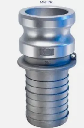 E150IAL MVF Camlock Male Adapter Hose Barb Fitting