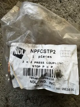 NPFCSTP2 NDL Press Coupling Pipe Fitting Pro