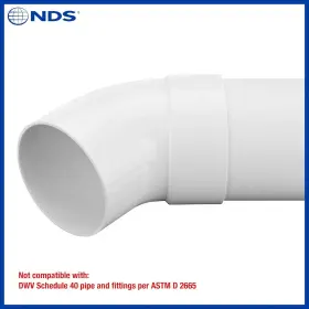 4P03ST NDS Hub Spigot Pvc Elbow #3